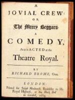 A Jovial Crew: or, The Merry Beggars. A Comedy, as it is Acted at the Theatre Royal