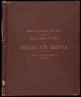 Preliminary Report Concerning Explorations and Surveys Principally in Nevada and Arizona