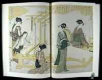 Twelve Wood-Block Prints of Kitagawa Utamaro illustrating the Process of Silk Culture