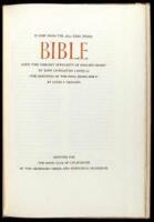 A Leaf from the 1611 King James Bible with "The Noblest Monument of English Prose" by John Livingston Lowes & "The Printing of the King James Bible" by Louis I. Newman