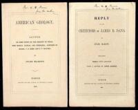 Two pamphlets on geology and natural history, each signed