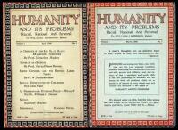 Humanity and Its Problems: Racial, National and Personal