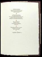 American Bard. Being the Preface to the First Edition of Leaves of Grass, Now Restored to its Native Verse Rhythms and Presented as a Living Poem