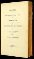 Reports of the First, Second, and Third Meetings of the Association of American Geologists and Naturalists, at Philadelphia, in 1840 and 1841, and at Boston, in 1842. Embracing Its Proceedings and Transactions