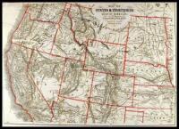 Map of States & Territories West of Missouri, to Accompany Appletons' Handbook of American Travel Western Tour