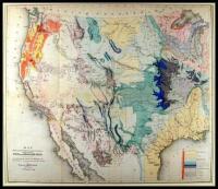 Map Illustrating the General Geographical Features of the Country West of the Mississippi River. Compiled from the surveys of W.H. Emory and from the Pacific Railroad Surveys and Other Sources