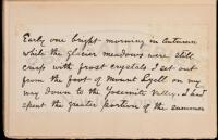 The Writings of John Muir, Manuscript Edition