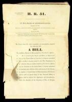 Collection of Six Bills relating to the service of African Americans in the U.S. Military, and similar topics