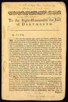 [An Oration Upon the Beauties of Liberty, or The Essential Rights of the Americans. Delivered at the Second Baptist-Church in Boston, upon the last annual Thanksgiving. Humbly dedicated to the Right-Honorouble the Earl of Dartmouth]