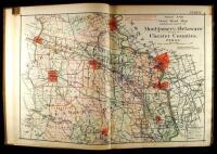 Atlas of Properties on Main Line Pennsylvania Railroad from Devon to Downingtown and West Chester Embracing Boroughs od Downingtown, Malvern and West Chester, Easttown, East Bradford, East Caln, East Goshen, East Whiteland, Newtown, Thornbury, Tredyffrin,