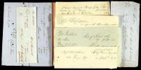 Manuscript account book for the Barque John Potter + 36 ms. receipts & payment vouchers