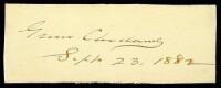 Clipped Signature of Grover Cleveland