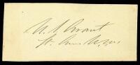 Signature of Ulysses S. Grant