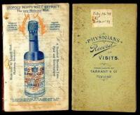 15 manuscript booklets, being Physician's Visiting Lists for a Grass Valley physician around the turn of the last century