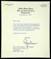 Typed Letter Signed