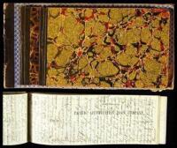 6 manuscript commonplace books kept by a woman in Marysville, California