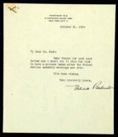 Typed Letter Signed
