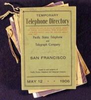 Four telephone directories, 1905-06