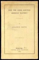 Does the Bible Sanction American Slavery?
