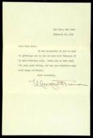 Typed Letter Signed