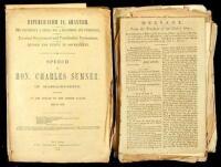 Lot of approx. 13 Presidential messages, Congressional speeches, Acts, etc., c.1799-1875