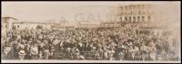 Original panoramic photograph of Massachusetts Day, from the Panama Pacific International Exposition, 1915