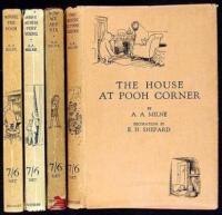 Lot of Four Titles: Winnie-the-Pooh; When We Were Very Young; Now We Are Six; House at Pooh Corner