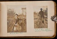 Photograph album with fifty-two original photographs of the Graves family from the turn of the century