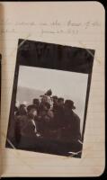 Photograph album containing 31 original photographs taken while on a steamship excursion from San Francisco to Alaska