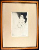 Pavlova - Framed Portrait Etching