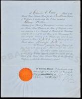 Receipt of transcript of record in the case of Lorenzo Soto vs. the United States for the Rancho Vallecitos de San Marcos