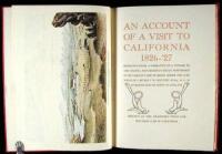 An Account of a Visit to California, 1826-'27: : Reprinted from a Narrative of a Voyage to the Pacific and Beering's Strait Performed in His Majesty's Ship Blossom Under the Command of Captain F.W. Beechey, in 1825, '26, '27, '28