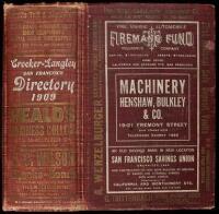 Crocker-Langley San Francisco Directory for the year ending September 1909...