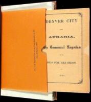 History of the Early Settlements of Denver (1599-1860). With Reproductions of the First City Directory, the 1859 Map, the First Issue of the Rocky Mountain News and the Rare Cherry Creek Pioneer