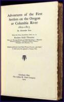 Adventures of the First Settlers on the Oregon or Columbia River, 1810-1813