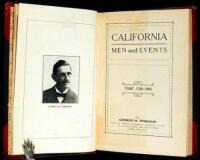 California Men and Events: Time, 1769-1890