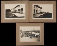 Three vintage photographs of the Presidio at San Francisco