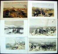 Series of 28 lithographs from The Seat of the War in the East