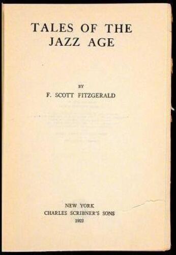 Tales of the Jazz Age