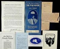 Lot of Ephemeral items by or relating to Jack London