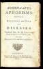Boerhaave's Aphorisms: Concerning the Knowledge and Cure of Diseases. Translated from the last Edition Printed in Latin at Leyden, 1728. With Useful Observations and Explanations