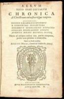 Rerum Toto Orbe Gestarum Chronica a Christo nato ad nostra usque tempora.