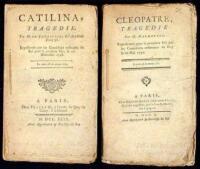 Catilina, Tragedie [and] Cleopatre, Tragedie