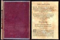 Relacion del Martirio del B.P.F. Alonso Naurarrete, de la Orden de Predicadores, y se su Compañero el B.P.F. Hernando de S. Joseph, de la Orden de S. Agustin, en Iapon. Año 1617