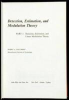 Detection, Estimation, and Modulation Theory: Part I, Detection, Estimation, and Linear Modulation Theory