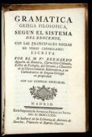 Gramatica Griega Filosofica, Segun el Sistema del Brocense, con las Principales Reglas en Verso Castellano