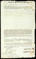Manuscript Document, signed by Bowditch