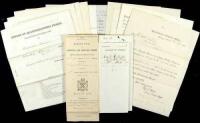 Collection of Thirteen Documents, Invoices and Forms for the 17th U.S. Colored Infantry