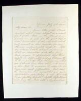 Autographed letter, signed by Wade, to William P. Fessenden