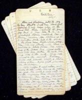 Santa Cruz [Island]. Handwritten Manuscript